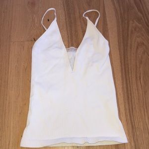 Sexy white low cut free people top